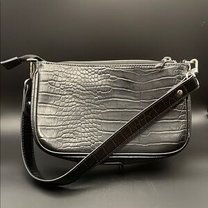 Urban Outfitters Black Leather Shoulder Bag